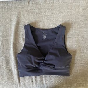 Buffbunny Synthesis Crop Top XS in Charcoal Grey